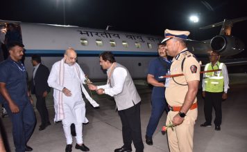 गृहमंत्री अमित शहा कोल्हापुरात दाखल; आज महालक्ष्मी मंदिर परिसरात विकासकामांचा शुभारंभ