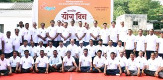 गोकुळ मध्ये जागतिक योग दिन मोठ्या उत्साहात साजरा…